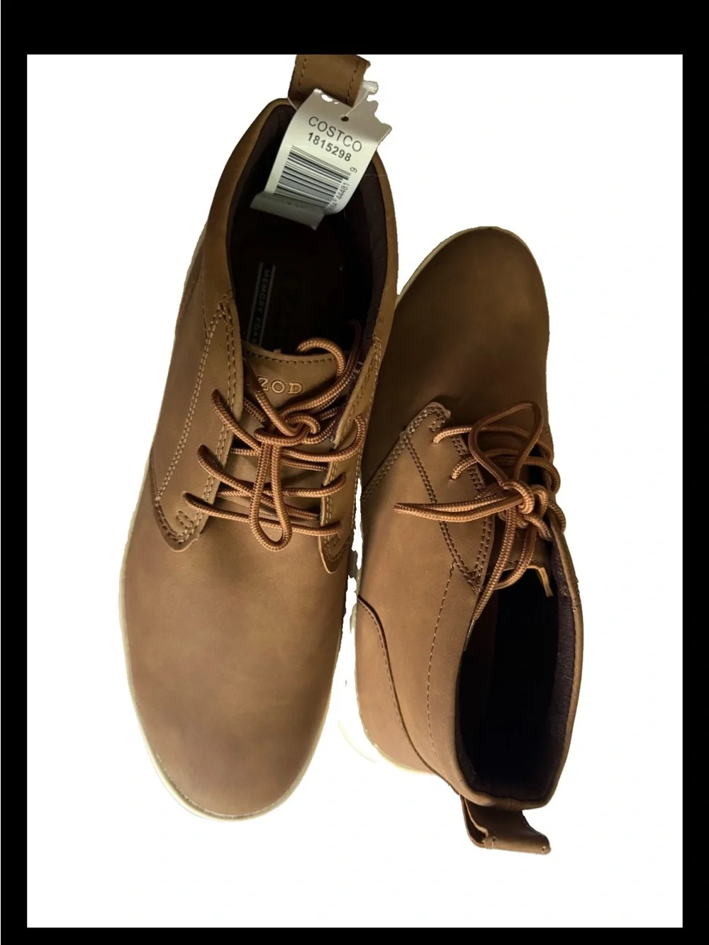 IZOD Palmer Men's Size 10-Lace-Up-Brown Chukka Boots New